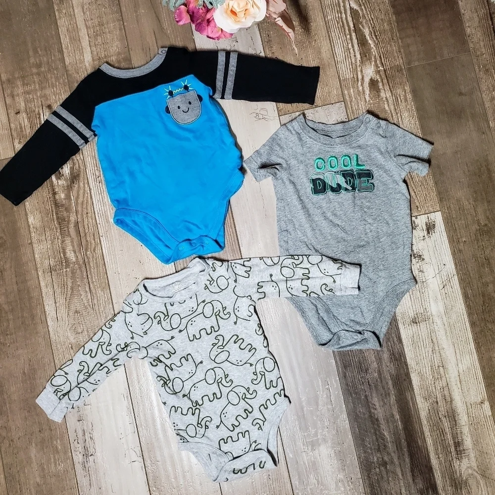 Garanimals, Jumping Beans & Carter's Toddler Boys Casual Top Bundle Size 18m EUC
